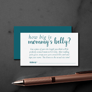 Enkelt spel   Grönt Hur stor Mommys Belly är Tilläggskort