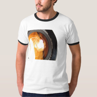 Enkelt stort foto tee shirt
