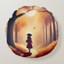 Enkelt Stroll Fall Park Scene