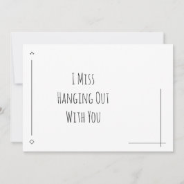 Enkelt svart och vitt "Jag missar att hänga med di