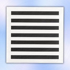 Enkelt svart och vitt Rand | Pappersservett