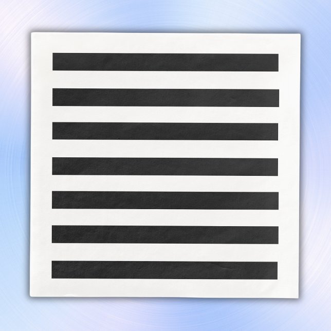 Enkelt svart och vitt Rand | Pappersservett (Skapare uppladdad)