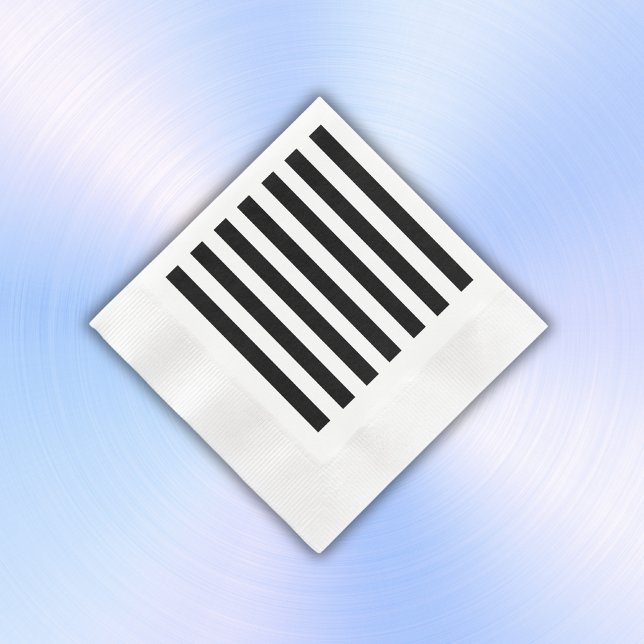 Enkelt svart och vitt Rand | Pappersservett (Skapare uppladdad)