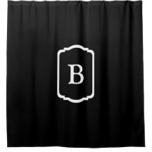 Enkelt svartvitt monogram