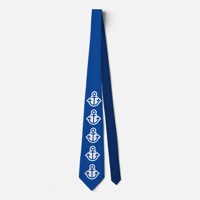 Enkelt symboler - ANCHOR + dina idéer Slips (Framsida)