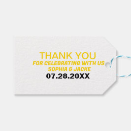 ENKELT TACK PRESENTETIKETT