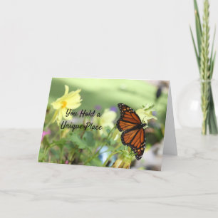 Enkelt tänkande - Monarch Butterfly Card Kort