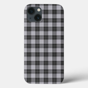 Enkelt tartan mönster i grått