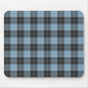 Enkelt tartan mönster i turkos musmatta