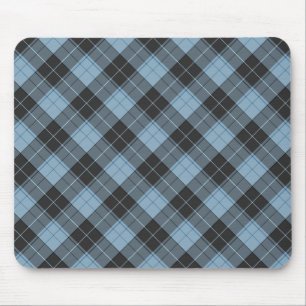 Enkelt tartan mönster i turkos musmatta