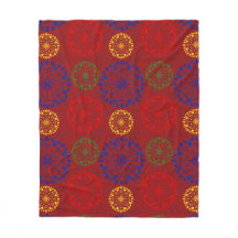 Enkelt texturerad snowy mandala