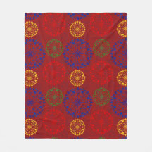 Enkelt texturerad snowy mandala