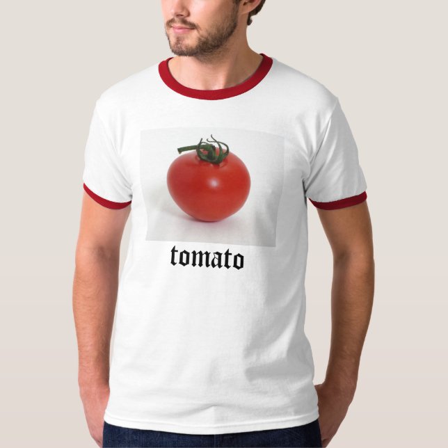 Enkelt tomat t-shirt (Framsida)