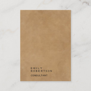 Enkelt, tomt, brunt Trendig Modern minimalistisk Visitkort