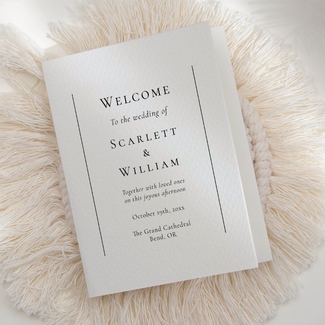 Enkelt, traditionellt, minimalt, Bröllop-registrer Program (Skapare uppladdad)