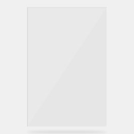 Enkelt, transparent 24-tums x 36-tums Bröllop-säte