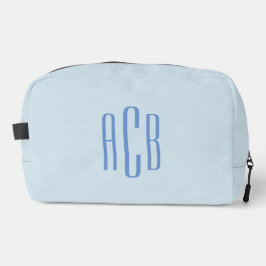 Enkelt tre Brev Blue Monogram
