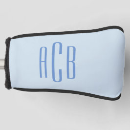 Enkelt tre Brev Blue Monogram