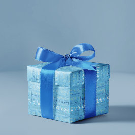 Enkelt typografi Det är en pojkbabyskugga Presentpapper