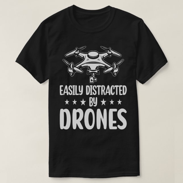Enkelt uppdelad av Drone Vintage 12 T Shirt (Design framsida)