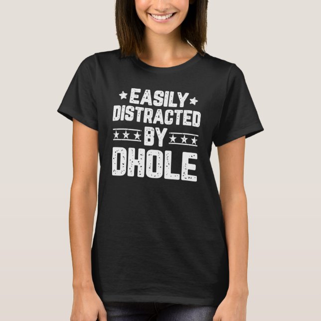 Enkelt uppdelad av hålet t shirt (Framsida)