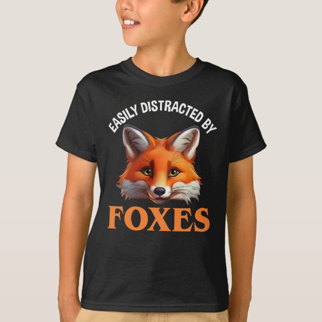 Enkelt uppdelad av rävar t shirt (Framsida)