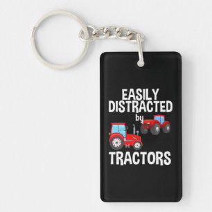 Enkelt uppdelad av Tractor Farmer Red Tractor