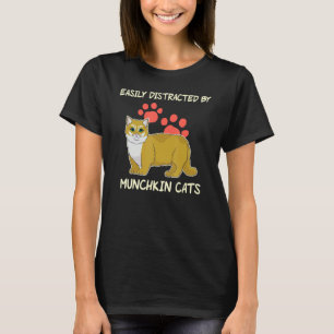 Enkelt uppdelat ägare av sällskapsdjur Munchkin Ca T Shirt