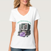 Enkelt uppdelat av Cats Funny Cat Lover T-Shirt