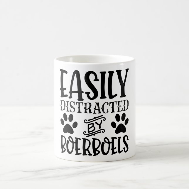 Enkelt uppdelat av Rolig hund bokmärken  Kaffemugg (Center)