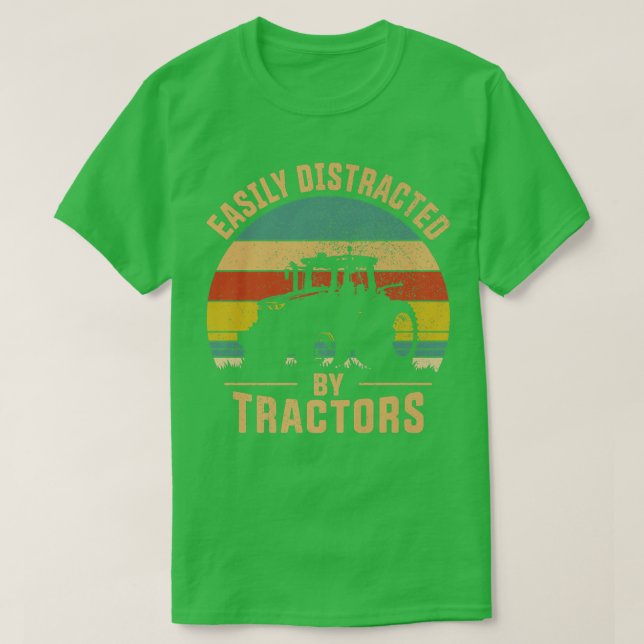 Enkelt uppdelat av Trators Farmer Tractor Funny T Shirt (Design framsida)