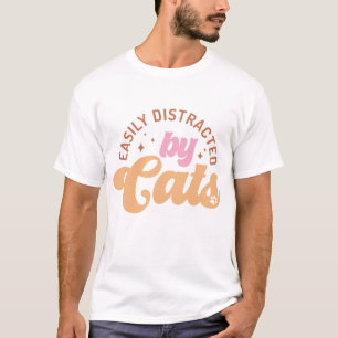 Enkelt uppdelat efter katter t shirt