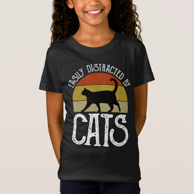 Enkelt uppdelat efter katter t shirt (Framsida)