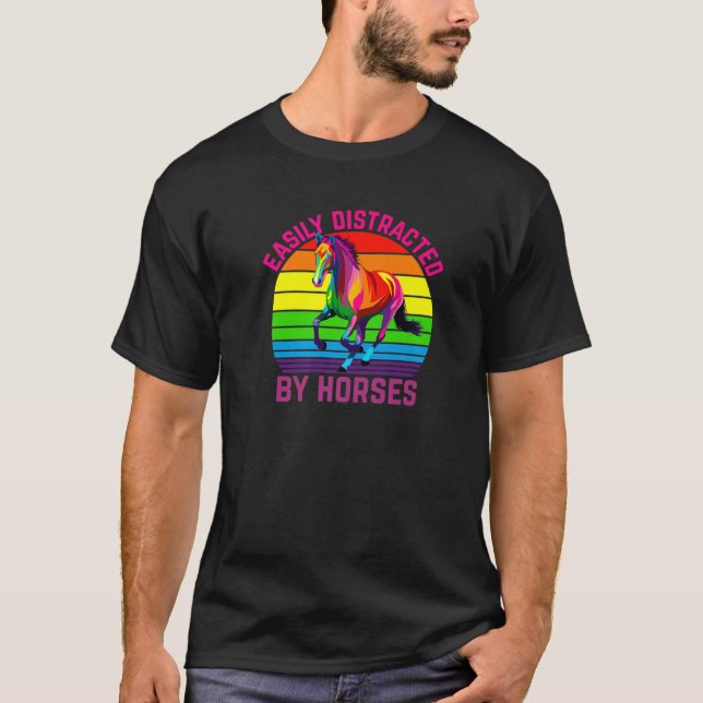 Enkelt uppdelat efter ryggsköljning av regnbåge t shirt (Framsida)