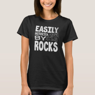 Enkelt uppdelat efter Sten geologi Mineral Collect T Shirt