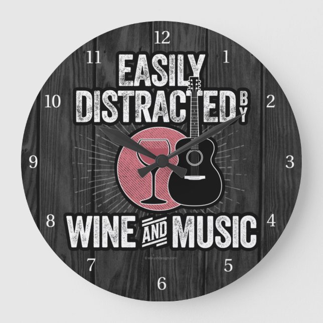 Enkelt uppdelat efter Vin och musik Stor Klocka (Framsida)