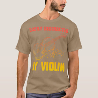 Enkelt uppdelat efter Violin Funny Violin 1 T Shirt