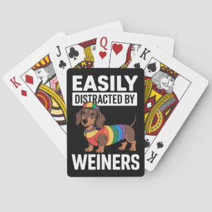 Enkelt uppdelat efter Weiners HBT-regnbågshögtalar Casinokort