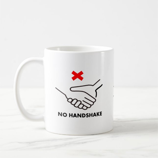 Enkelt utan handskakning kaffemugg (Vänster)