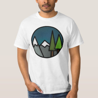 Enkelt utomhus t shirt