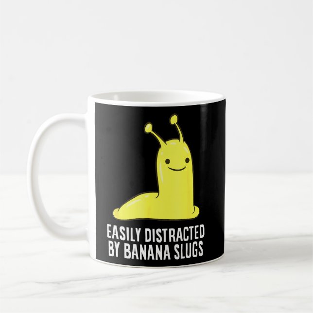 Enkelt utspridd av Banana Slugs Shirt Kaffemugg (Vänster)