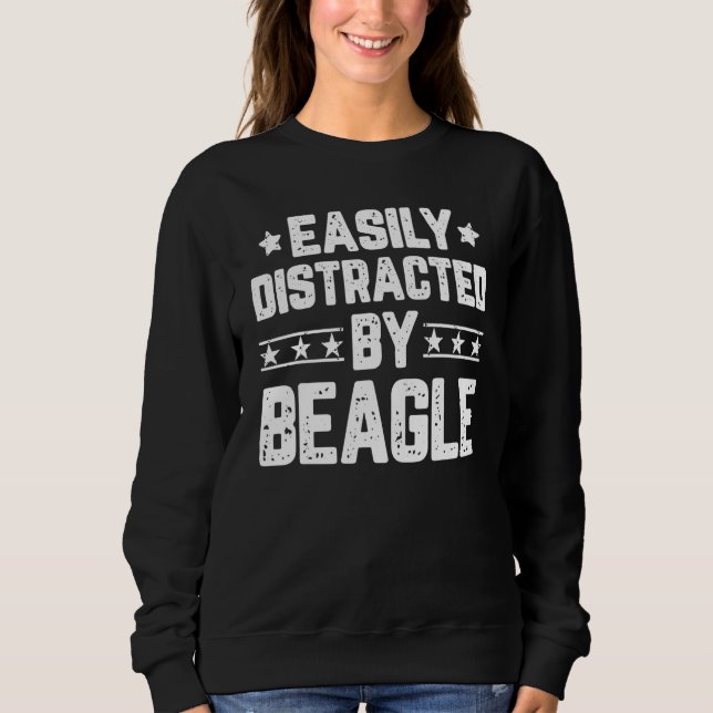 Enkelt utspridd av Beagle Hund Beagle T Shirt (Framsida)