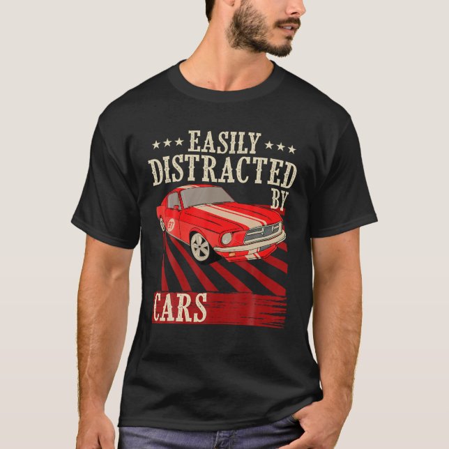 Enkelt utspridd av Cars Classic Muscle Car Guy C T Shirt (Framsida)