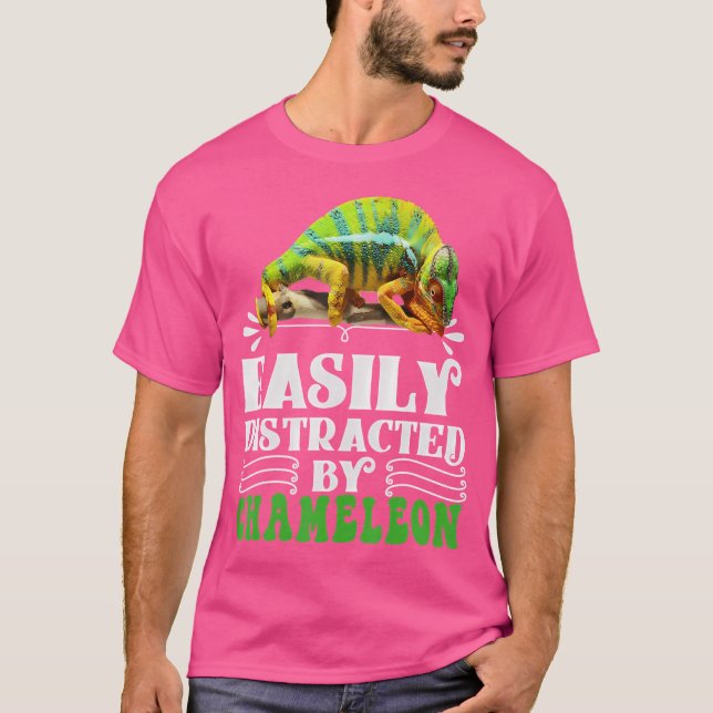 Enkelt utspridd av Chameleon T Shirt (Framsida)