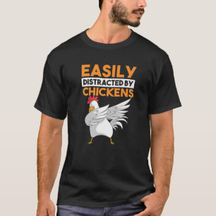 Enkelt utspridd av Chickens Funny Dabbing Dab Fa T Shirt