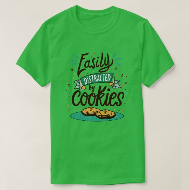 Enkelt utspridd av cookies t shirt (Design framsida)