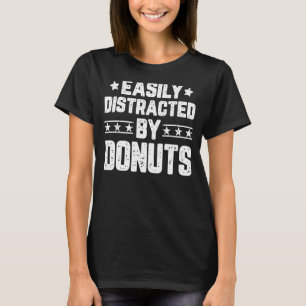 Enkelt utspridd av donuts livsmedel t shirt
