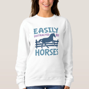 Enkelt utspridd av hästar t shirt