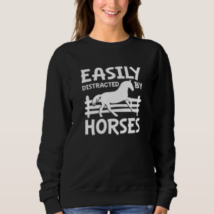 Enkelt utspridd av hästar t shirt
