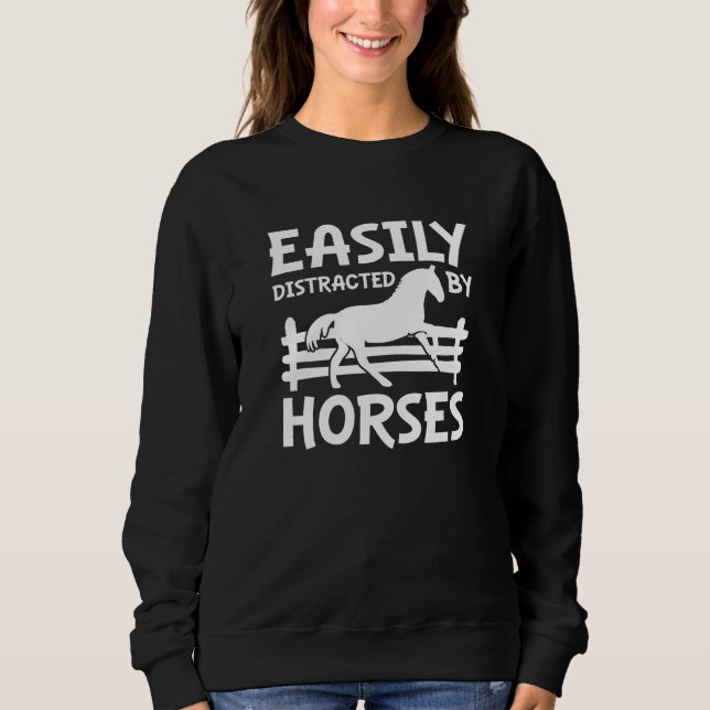 Enkelt utspridd av hästar t shirt (Framsida)